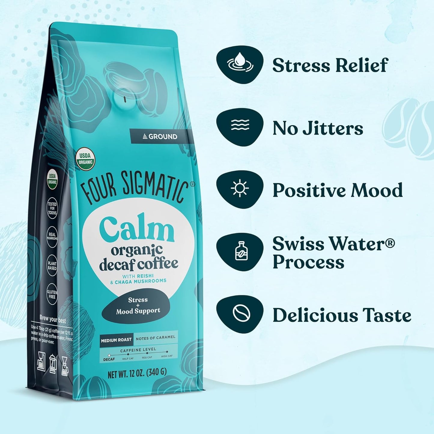 Four Sigmatic Calm Coffee - Decaf