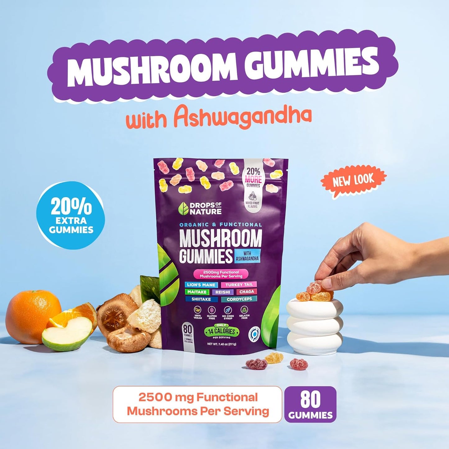 Organic & Functional Mushroom Gummies