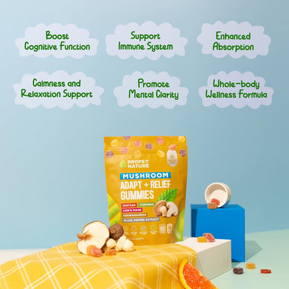 Mushroom Adapt + Relief Gummies